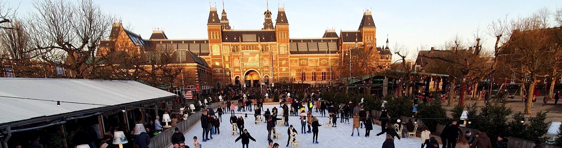 Ice Skating in Amsterdam