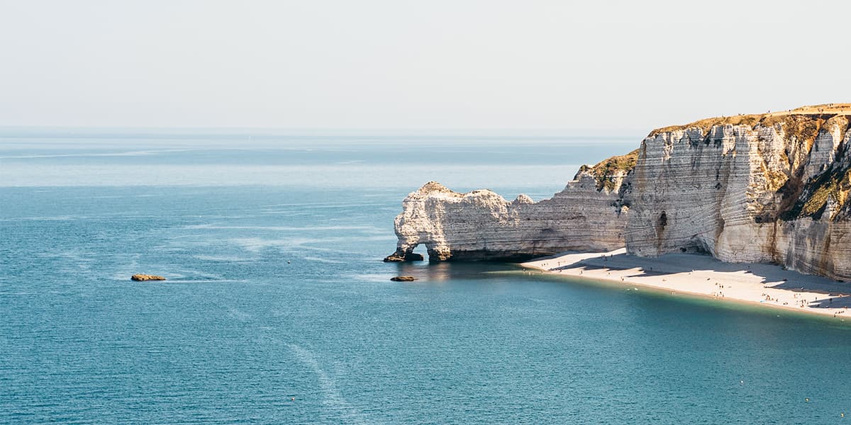 Côte d-Albâtre landscape