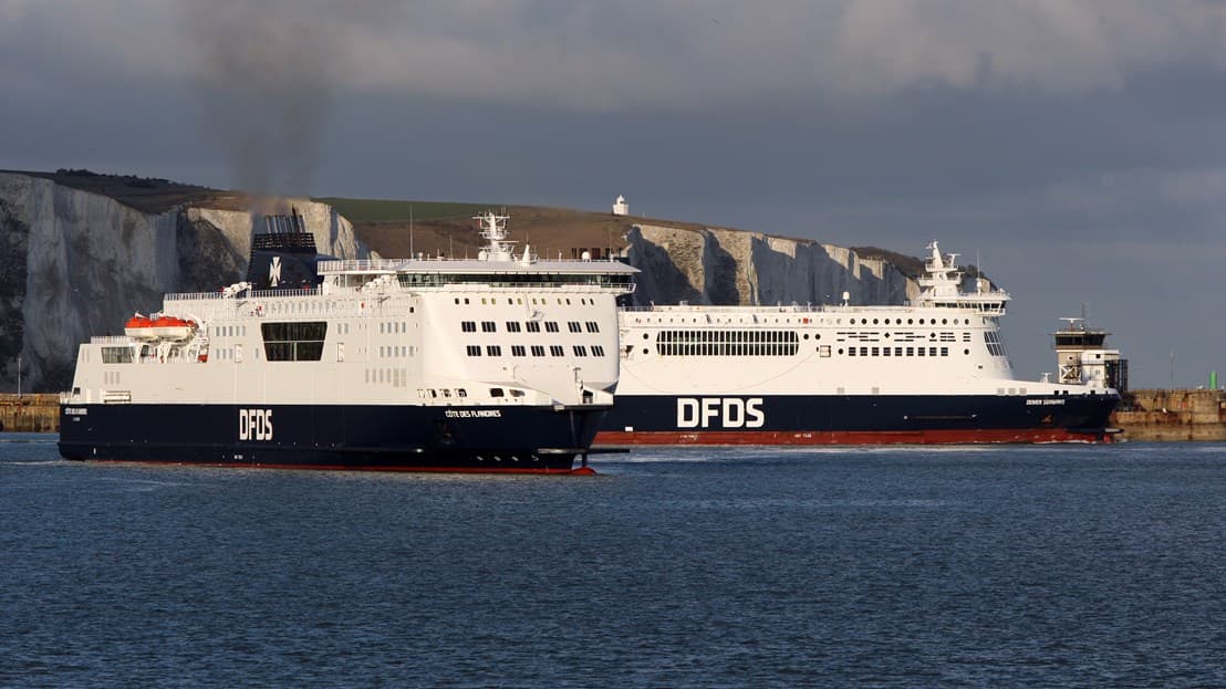 Ferries crossing