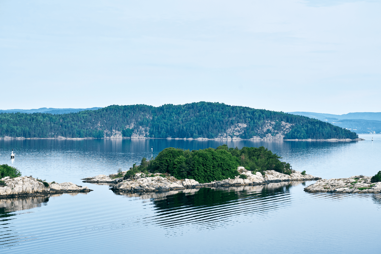 Photo of archipelago to show DFDS's commitment to improving air quality as part of climate plan