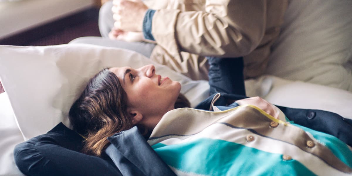 Sov i kabinen ombord