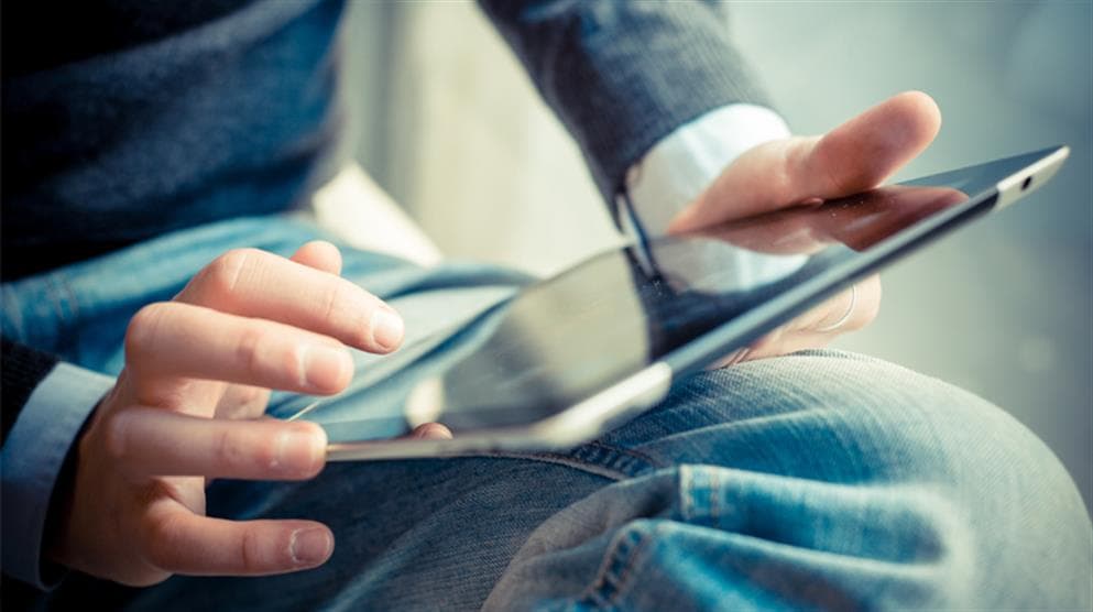 DFDS kunde booker en oversejling på deres tablet