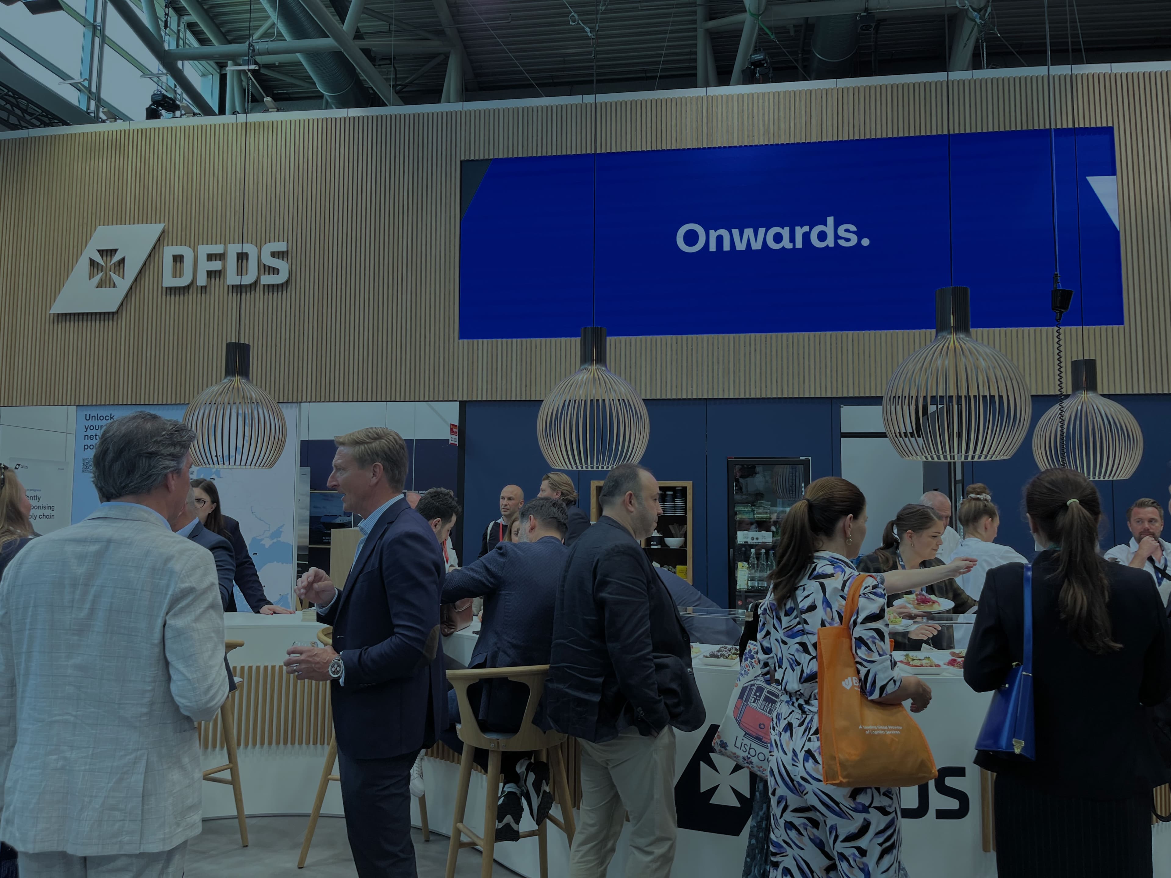 DFDS stand at Transport Logistics Fair in Munich in 2025.
