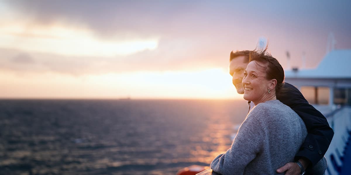 Couple on deck