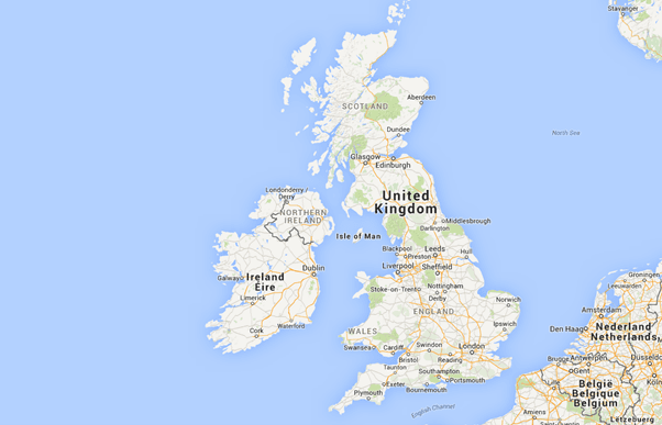 UK map